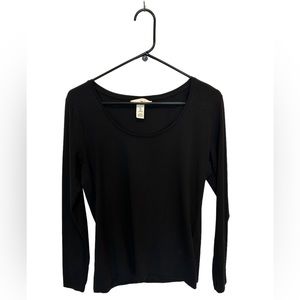 Women’s Black Long Sleeve Top